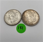 1896-P Morgan Silver Dollar Lot (181)