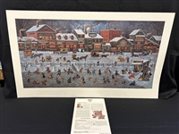 Charles Wysocki S/N Lithograph "Bostonians and Beans" 1989