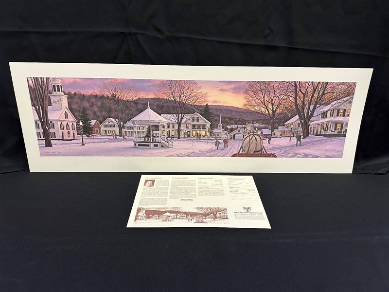 William Breedon "Sleigh Bells Ring" S/N Lithograph 1992