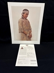 James Bama S/N Lithograph "Little Fawn Cree Indian Girl" 1989