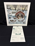 Charles Wysocki S/N Lithograph "Twas the Twilight Before Christmas" 1987