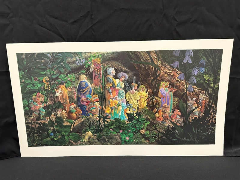 James Christensen S/N Lithograph "The Royal Procession"
