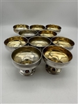 (10) Sterling Silver Alvin Sherbet Cups