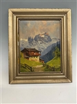 Karger Oil Painting on Board Landscape