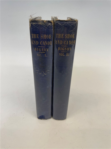 John Bigsby "The Shoe and Canoe or Pictures of Travel in the Canadas" 1850