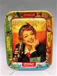 1950s Drink Coca-Cola Thirst Has No Season Beverage Tray