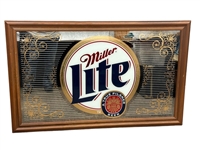 Miller Lite Huge Mirrored Advertising Sign
