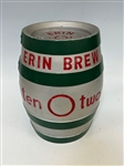 Erin Brew Ten-O-Two Beer Chalkware Advertising Barrel 