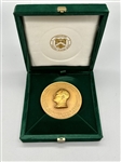 1933 Franklin Delano Roosevelt Inauguration Bronze Medallic Art Co. In Original Display Box
