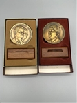 1993, 1997 William Clinton Official Inaugural Bronzes in Original Boxes