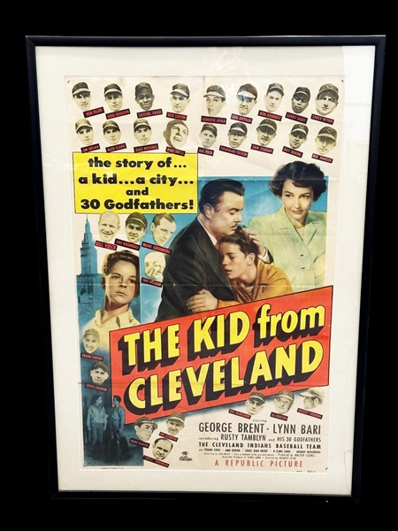 "The Kid From Cleveland" 1949 Original One Sheet Movie Poster 49/522 