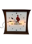 Red Goose Shoes Advertising Light Up Sign and Clock