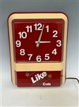 Like Cola Light Up Advertising Sign and Clock