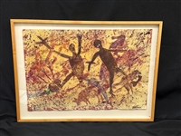 Aboriginal Australian Rock Painting on Paper by Jenuarrie
