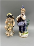 (2) 18th Century Porcelain Figurines