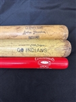 (3) Cleveland Indians Baseball Bats