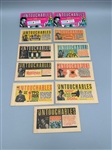 1961 The Untouchables Leaf Gum Comic Wax Packs and Loose Booklets