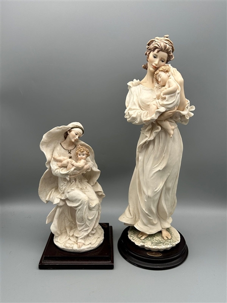 (2) Guiseppe Armani Figurines: Madonna and Child