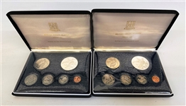 (2) 1974 First Coinage of the Brisith Virgin Island Proof Sets