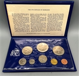 1974 Coins of Barbados Uncirculated Specimen Set Franklin Mint