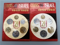 (2) Coins of Isreal 1948 - 1969 Sealed Sets