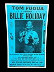 1948 Tom Fuqua Presents Billie Holiday Promotional Concert Poster