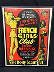 French Girls Club Promotional Poster With Danielle Darrieux