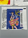 (5) 1976-77 Basketball Wax Pack Wrappers