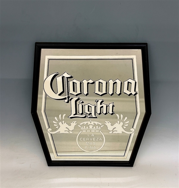 Corona Light La Cerveza Mas Fina Framed Beer Sign