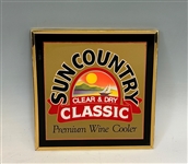 Sun Country Premium Wine Cooler Clear & Dry Classic Framed Sign