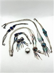 Group of Liquid Sterling Silver Jewelry With Stones