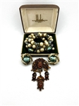 Hobe Bracelet and Earrings Set in Original Box With Separate Brooch