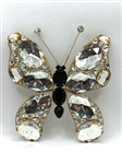 Kenneth Jay Lane Oversize Rhinestone Butterfly
