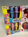 (4) Care Bears and Happy Valentine's Day Pez Collector Sets