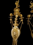 19th c. French Bronze Ormolu Candelabra Pair Signed Henry Picard for Restoration