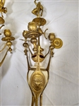 19th c. French Bronze Ormolu Candelabra Pair Signed Henry Picard for Restoration