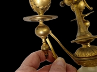 19th c. French Bronze Ormolu Candelabra Pair Signed Henry Picard for Restoration