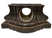 Large 2 Piece Belgian Slate or Marble Mantel Clock Case Shell