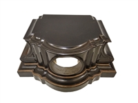 Large 2 Piece Belgian Slate or Marble Mantel Clock Case Shell