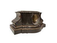 Large 2 Piece Belgian Slate or Marble Mantel Clock Case Shell