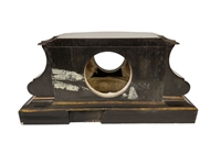 Large 2 Piece Belgian Slate or Marble Mantel Clock Case Shell