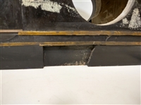 Large 2 Piece Belgian Slate or Marble Mantel Clock Case Shell