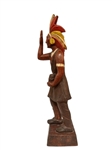 Jo Mead, Josephine, Large Tobacco Cigar Store Indian Statue Signed