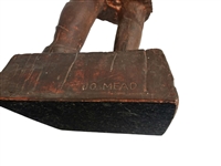 Jo Mead, Josephine, Large Tobacco Cigar Store Indian Statue Signed