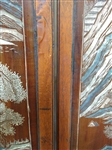 Double Side 2 Panel Lacquered Coromandel Screen