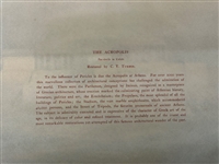 (10) Folio Facsimile in Colors of Famous Paintings: The Acropolis, Brooklyn Bridge, The Roman Forum, More