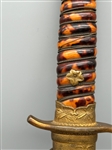 WWII Japanese Red Cross Officer Dagger With Scabbard
