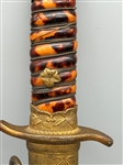 WWII Japanese Red Cross Officer Dagger With Scabbard