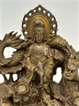 Brass Buddha Statue Avalokitesvara Bodhisattva Kwan-Yin