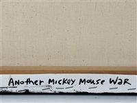 George Kocar (Ohio b.1948) Acrylic on Canvas Another Mickey Mouse War 2004